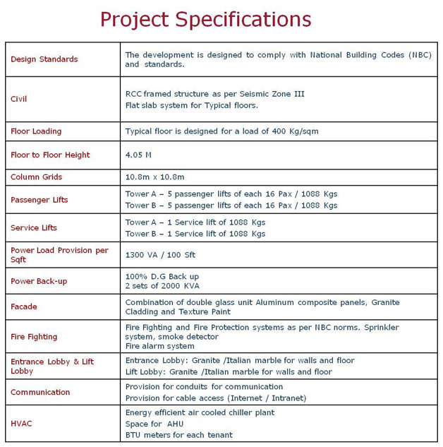 specification